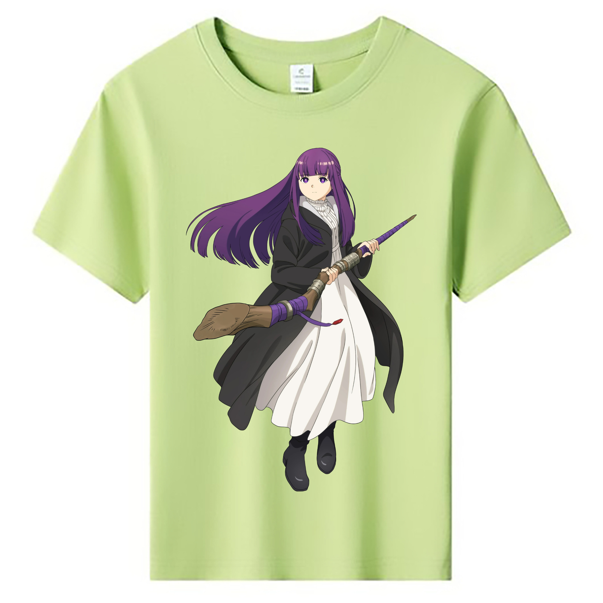 （画像用） 葬送のフリーレン Frieren 綿100％キッズTシャツ（フロントプリント）